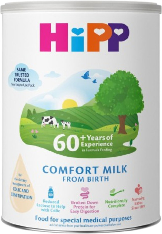 Hipp Comfort Milk, UK-Made Dietary Formula for Colic & Constipation (Imported)(800 g, Upto 12 Months)
