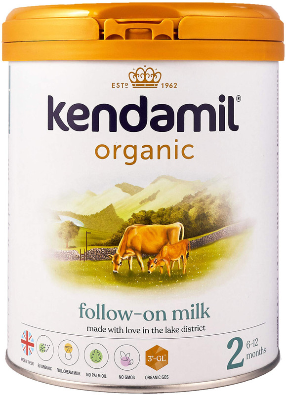 Kendamil Organic Stage 2 Baby Formula Milk Powder 6-12 Months Baby(800 L, 6+ Months)