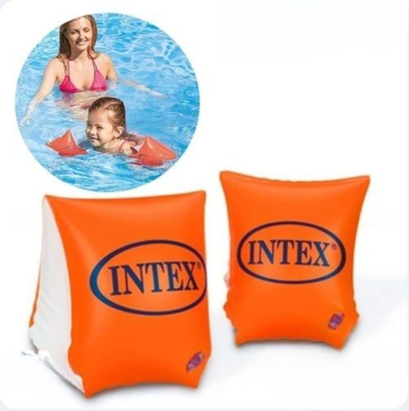 KinderTales Inflatable armbands Deluxe (IND*9937) from 6 to 12 years Inflatable Swimming Safety Tube(Multicolor)