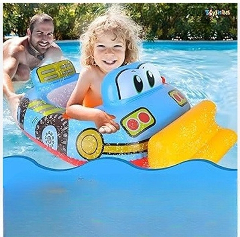 Intelligent Safety Seat Water Toys, Baby Swim(IND*951012) Float Inflatable Swimming Safety Tube(Multicolor)