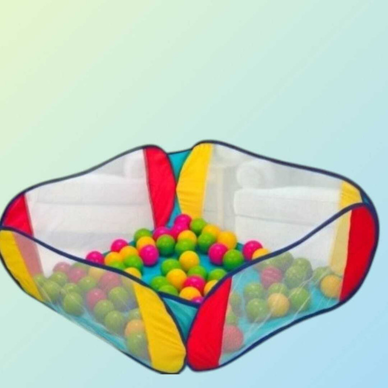 Intelligent Ball Tub Play Pool for(IND*5710) Boys and Girls Balls Inflatable Ball Pits(Multicolor)