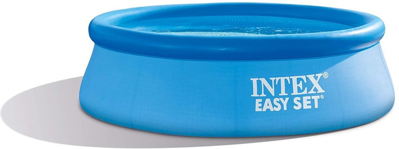 HornFlow Original Inflatable,Superior 8ft X 30inches Jumbo Easy Set With Free Pump Inflatable Swimming Pool(Multicolor)