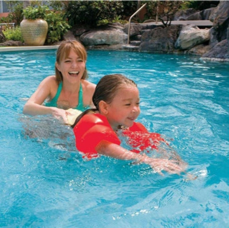 Tiny Tales 59640EP Swimming Arm Band (Red) Inflatable Arm Floating Bands(Red)