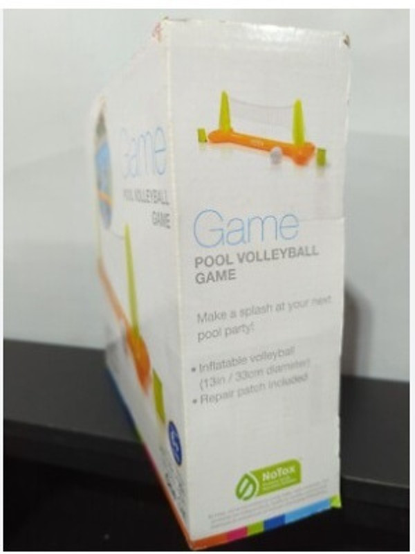 Intelligent Floating Swimming Pool Toys(IND*9094) Volleyball Inflatable Pool Accessory(Multicolor)