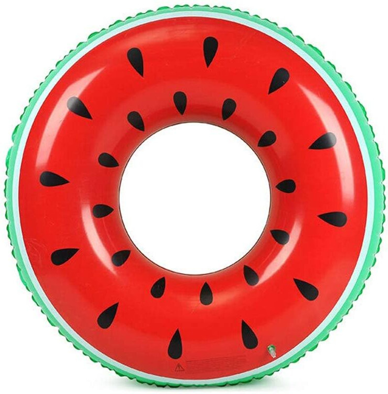 FLOSTRAIN Watermelon Pool Floats for Kids Adults, Inflatable Swim Rings Inflatable Swimming Pool(Multicolor)
