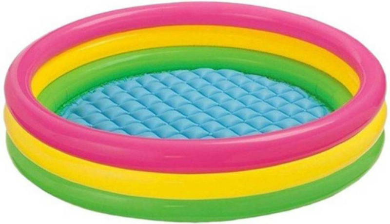 ECOM BHARAT BABY_BATH TUB Inflatable Swimming Pool(YELLOW,RED,BLUE,GREEN)