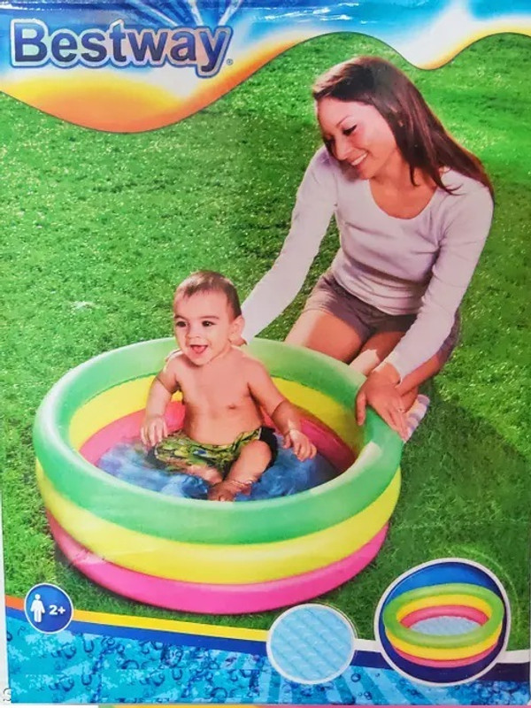 JUBLYN Indoor & Outdoor Swimming Pool Inflatable Swimming Safety Tube(Multicolor)