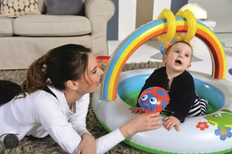 KinderTales White Marine Material Styles, Prices - Trendyol Inflatable Swimming Pool(Multicolor)