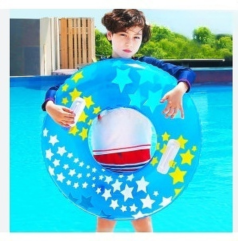 KinderTales 59256 Swim Ring, Stargage (IND*6001) Tube, 35.8 inches (91 cm) Inflatable Swimming Safety Tube(Multicolor)
