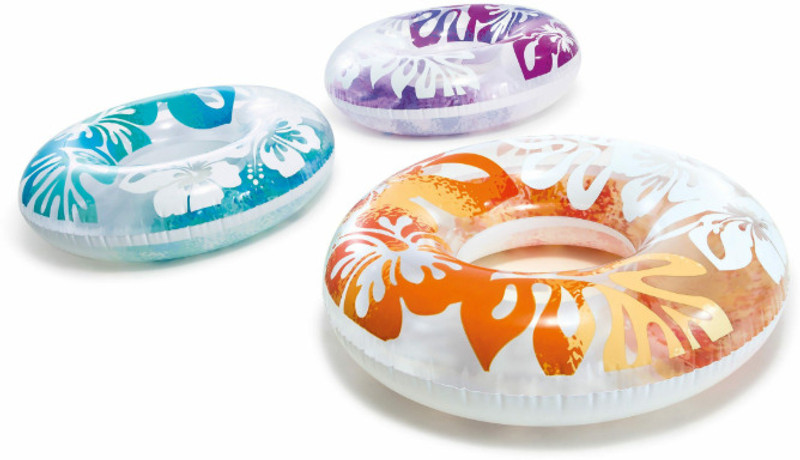 Intelligent Inflatable Pool Tube 59251 Clear Color (IND*9632) Water Ring Inflatable Swimming Safety Tube(Multicolor)