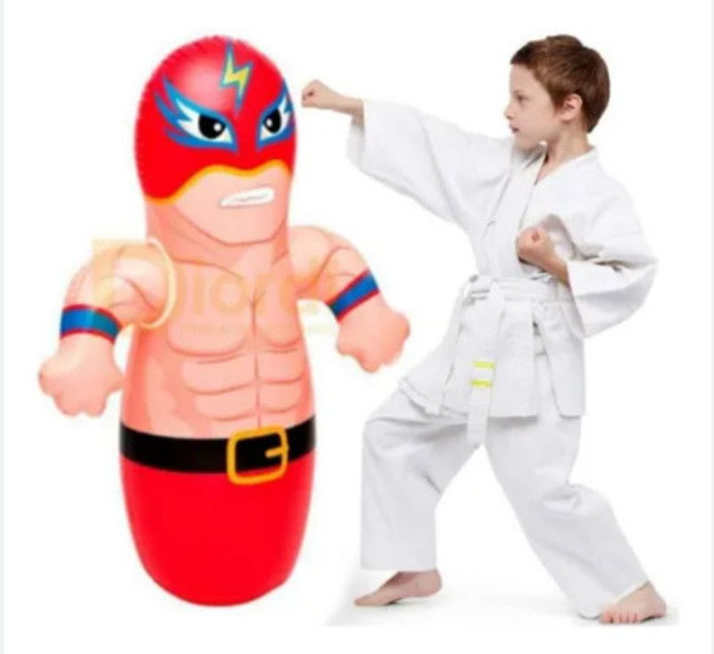 Tiny Tales In3D Inflatable Punching Bop Bag Water(IND*3216)-weighted Base Indoor ... Inflatable HitMe Toys(Multicolor)