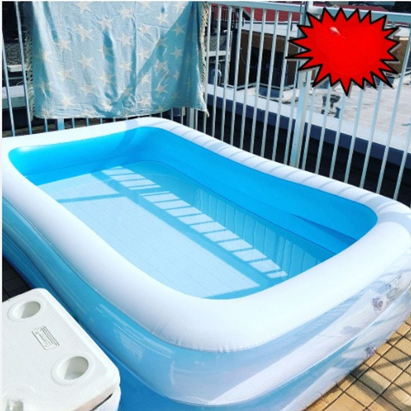 Tiny Tales Inflatable Kids Swimming Pool With Free Pump Inflatable Swimming Pool(Multicolor)