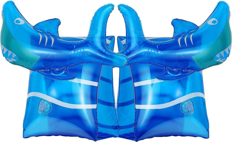 NYRWANA DELIVERING SMILES IN INIDA Inflatable kids Arm Bands Floatation Sleeves Water Wings Swimming Arm Floaters Inflatable Arm Floating Bands(Shark)