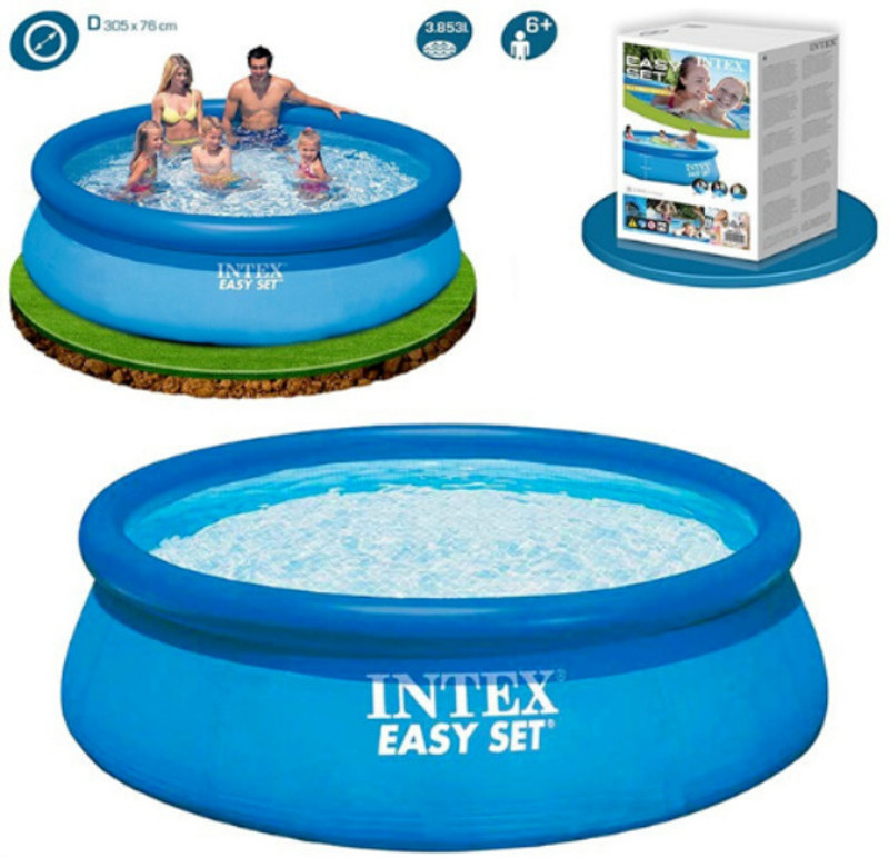 Tiny Tales Easy (IND*22) Set 2400 Litres Water Capacity Family Swimming Pool With Free Pump Inflatable Swimming Pool(Multicolor)