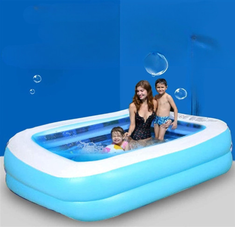 Intelligent Inflatable Swimming Pool Bath(IND*80552) Tub for Adult and Kids Inflatable Swimming Pool(Blue)
