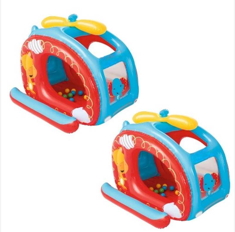Littlebloom Helicopter (IND*84) wind castle codeWith Free Pump (Pack of 3)1097 Inflatable Hoppers & Bouncer(Multicolor)