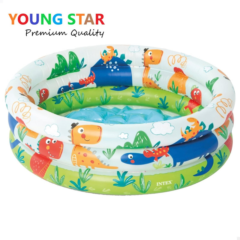 YOUNG STAR Premium 2 Feet Baby Print Bath Tub For 2 Month To 3 Years Old Kids & Babies. Inflatable Swimming Pool, Pool Accessory(Multicolor)