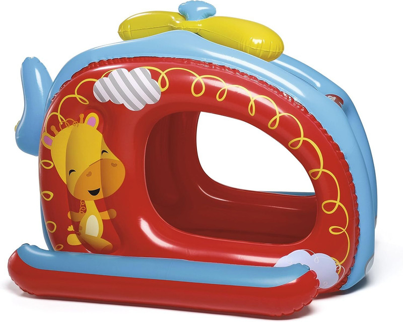 KinderTales Your kids (IND*99) imagination Helicopter Ball Inflatable Hoppers & Bouncer(Multicolor)