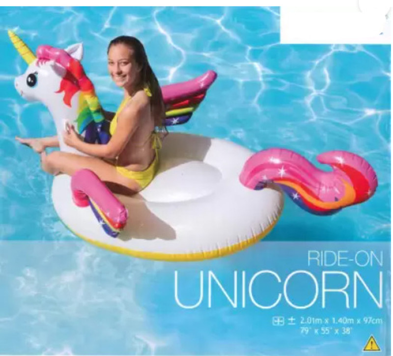 Intelligent Inflatable Unicorn Spray Pool for Kids With Pump Inflatable Pool Accessory(Multicolor)