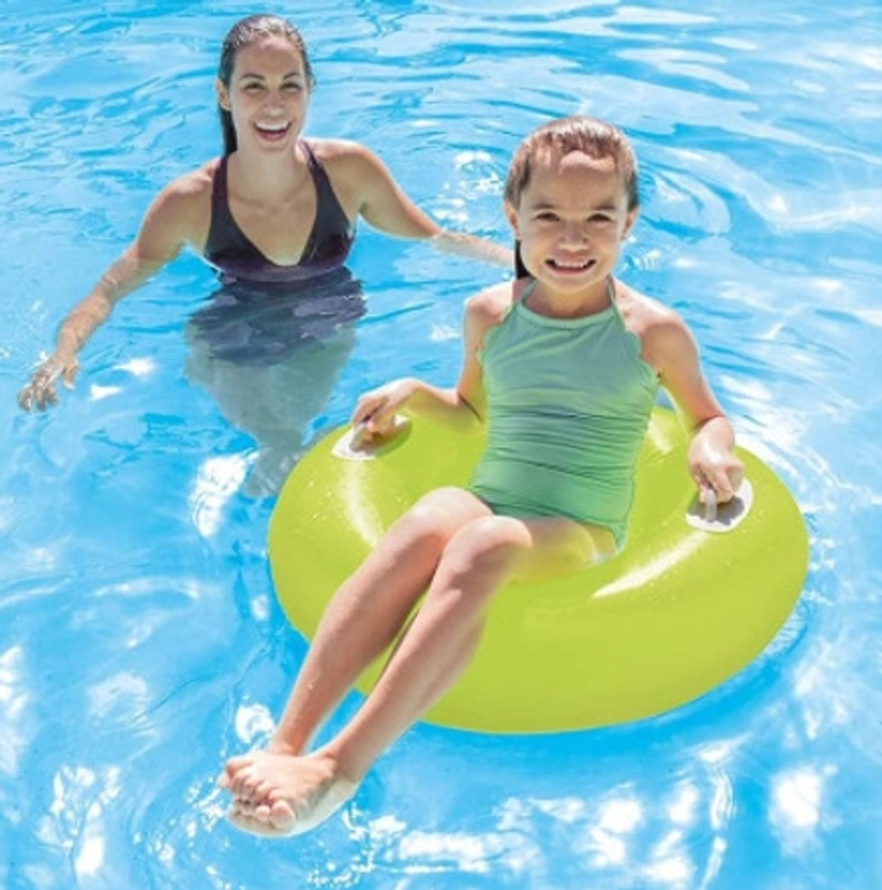 KinderTales Baby Inflatable Swim Rings - Safe and Fun Inflatable Swimming Safety Tube(Multicolor)