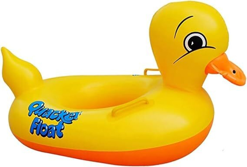 yashvi fashion Duck Boat for Kids Inflatable Penguine Duck Shaped Swimming Pool Swim Floatation Belt