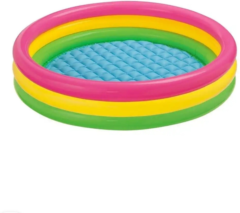 SMP GLOBAL Kids pool Inflatable Swimming Pool(Multicolor, Green, Pink)