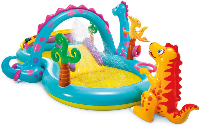 VWretails Family playcenter for Kids to Fun & Enjoyment in Backyard, Having Toys games Inflatable Swimming Pool(Multicolor)