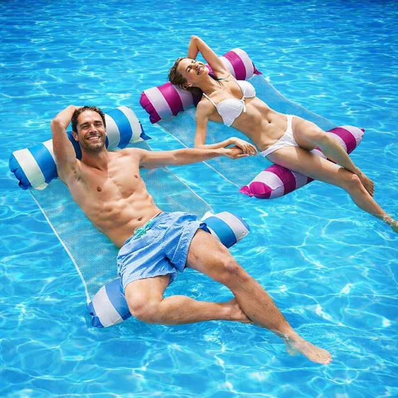Vevoqim Floating Bed for Swimming Pool, Beach & Outdoor Relaxation Inflatable Swimming Safety Tube, Swimming Mats, Pool Accessory, Arm Floating Bands(Multicolor)