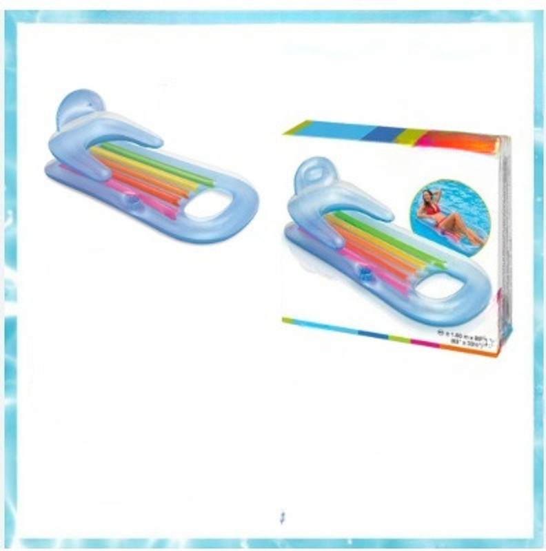 Tiny Tales Outdoor (IND*9871) Swimming Pool Float With Free Electric Pump Inflatable Swimming Mats(Multicolor)