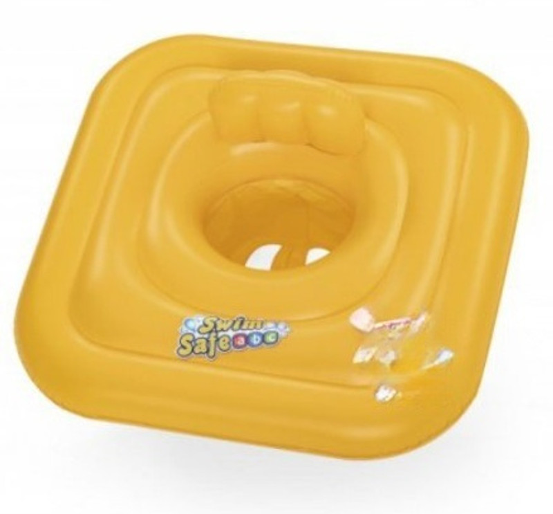Intelligent Swim Safe (IND*50) Baby Support Step A 76Cm Yellow With Free Pump Inflatable Swimming Safety Tube(Yellow)