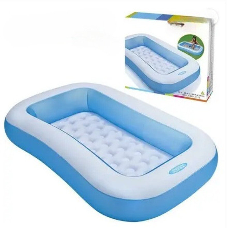 Intelligent 5ft Baby Bath Tub For Baby (IND*2054) Inflatable Rectangular Inflatable Swimming Pool(Multicolor)