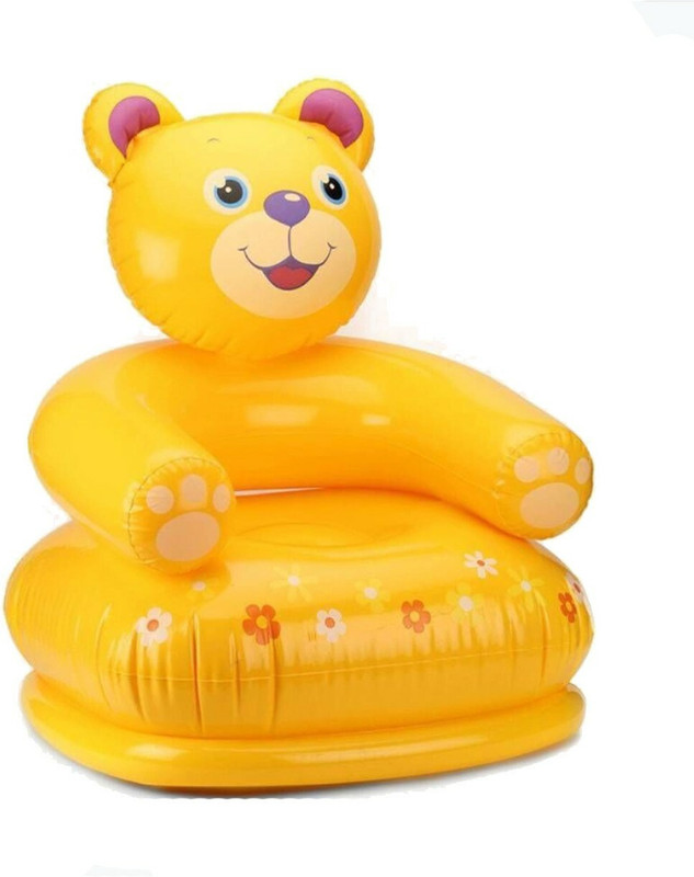 ECOM BHARAT HAPPY ANIMAL CHAIR Inflatable Sofa/ Chair(Yellow)