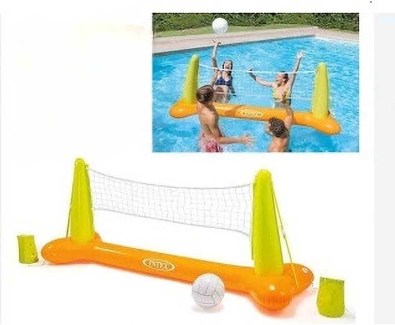 KinderTales Swimming Pool Volleyball(IND*96932) Net Set - Pool Inflatable Pool Accessory(Multicolor)