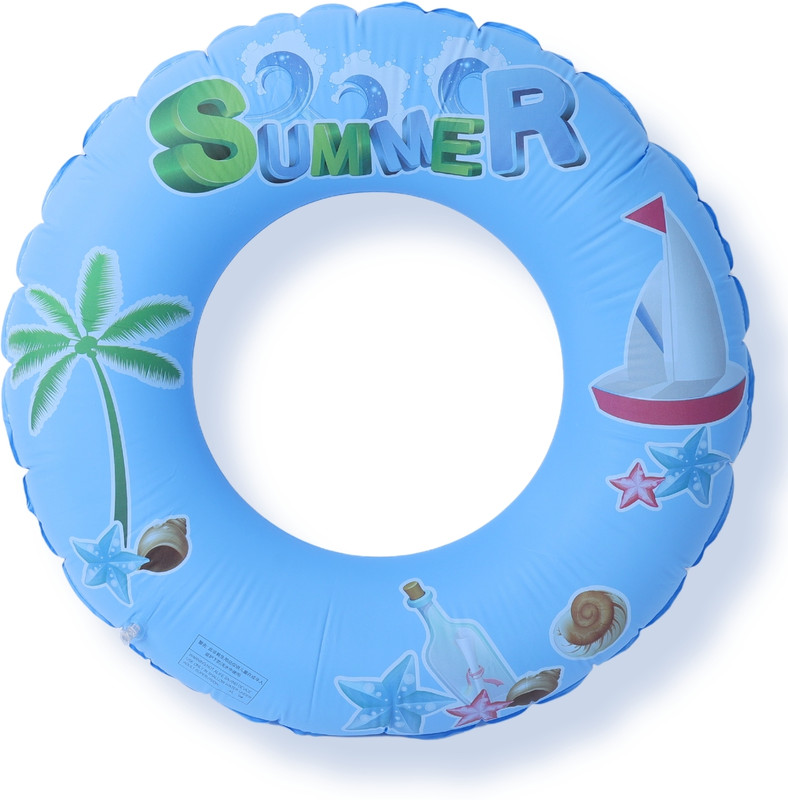 Paper Moon Pool Swimming Ring 60cm Inflatable Swim Tube for Kids - Print May Vary Inflatable Swimming Safety Tube, Swimming Pool, Pool Accessory(Multicolor Dragon)