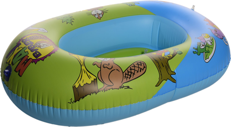 IRIS Inflatable Boat Swimming Pool Float Inflatable Pool Accessory(Green)