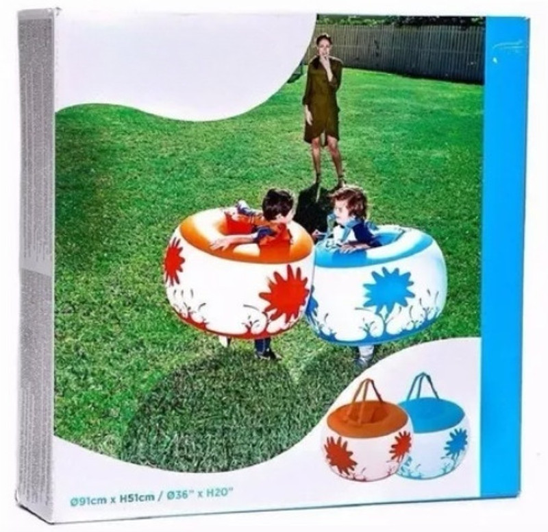 Tiny Tales TOY PARK ACTIVITY BODY BUMPERS Inflatable Hoppers & Bouncer(Multicolor)