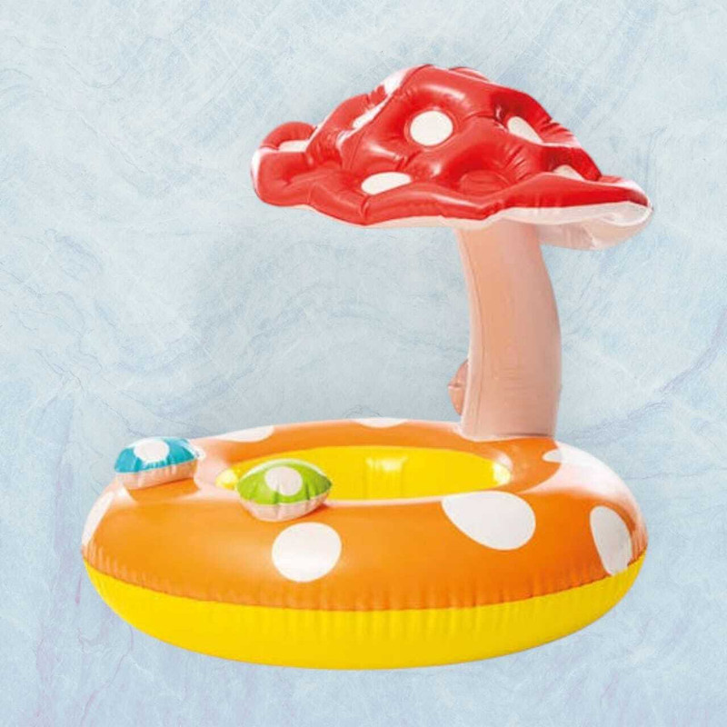 HornFlow Swimming Rings for Kids,(IND*5085) Inflatable Tubes Inflatable Swimming Safety Tube(Multicolor)