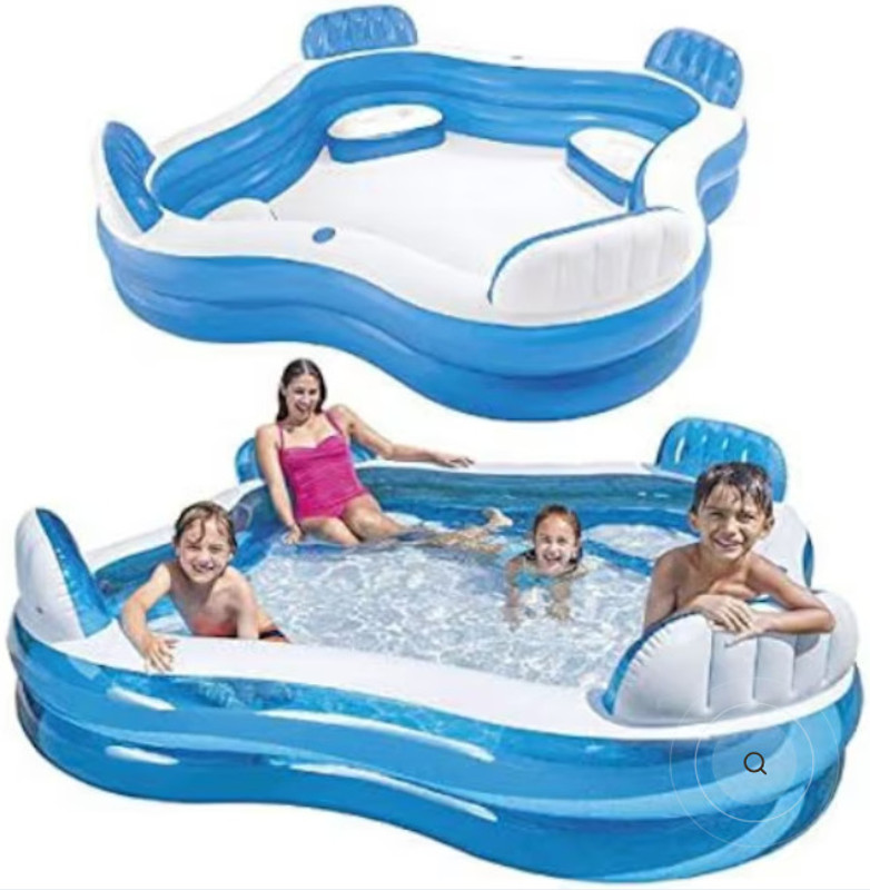 TinyTales Inflatable Swimming Pool 56475 With Pump Inflatable Swimming Pool(Multicolor)