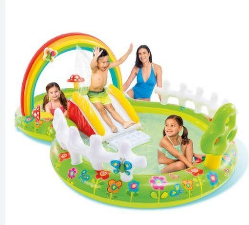 Littlebloom Play Pool Crocodile1421 Inflatable Swimming Pool(Multicolor)