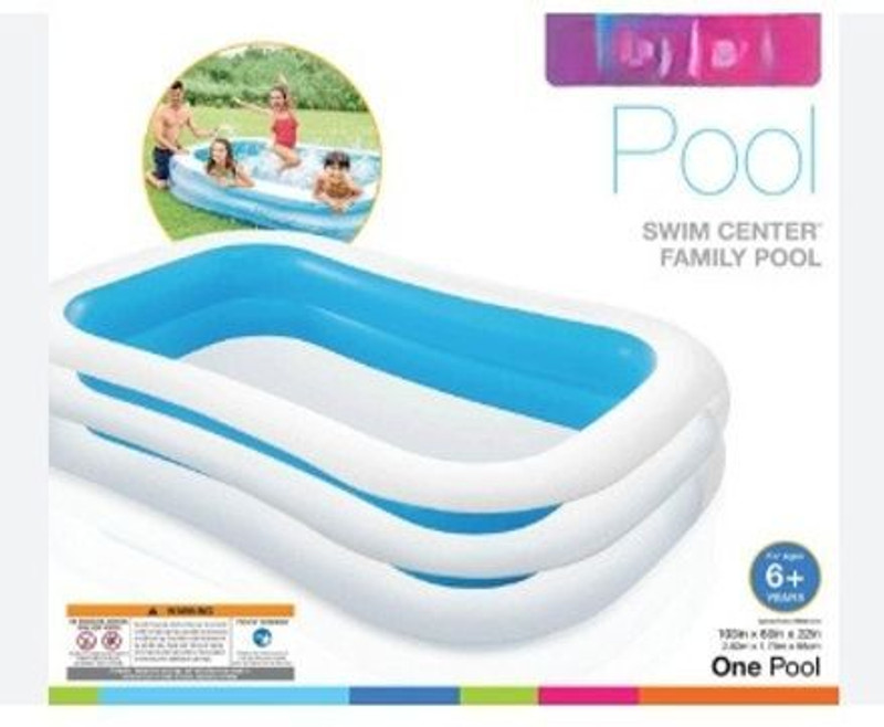 Littlebloom Inflatable swimming pool With Free Pump4377 Inflatable Swimming Pool(Multicolor)