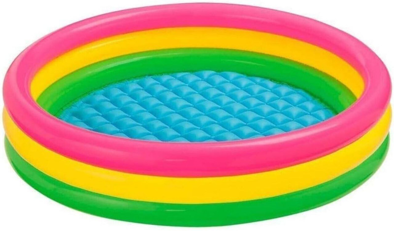 Zee Round Kids Bathing Small Size 0 to 2 Years 2 feet Tubs Inflatable Swimming Pool Inflatable Swimming Pool(Multicolor)