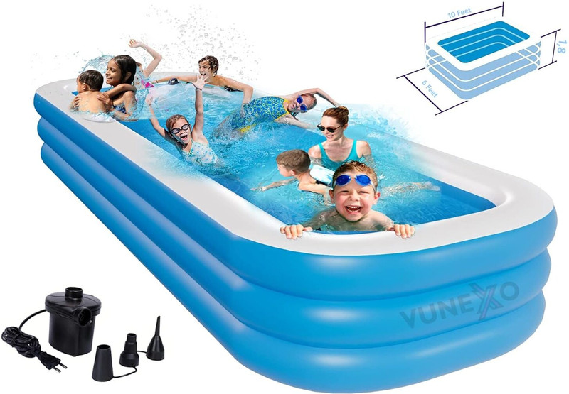 D+one Swimming Pool 01 Inflatable Swimming Pool(Blue)
