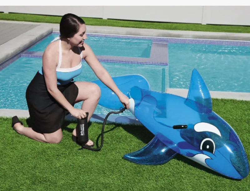 KinderTales Inflable Para Pileta (IND*7532) Ballena De Cristal Bestway Inflatable Swimming Pool(Multicolor)