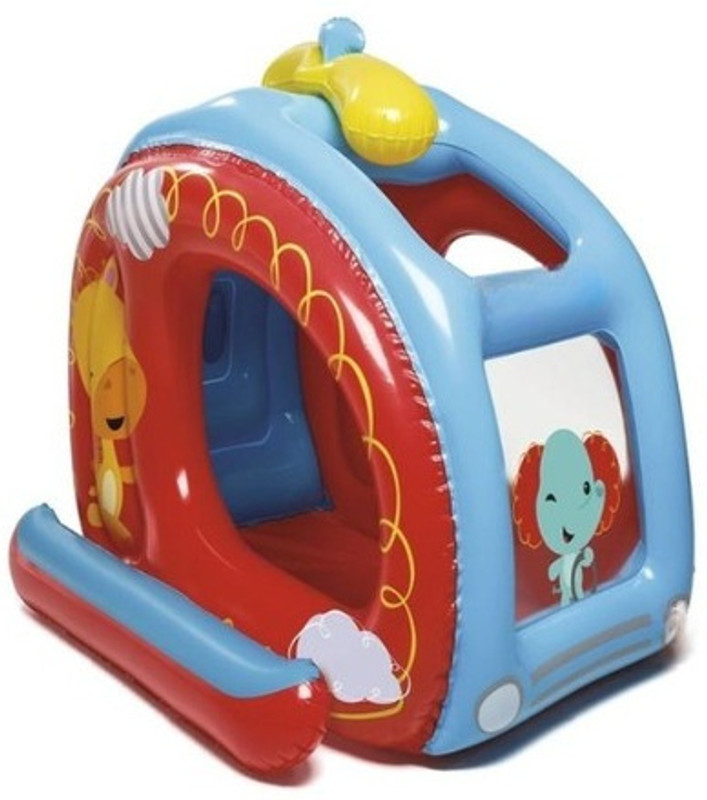 Tiny Tales Helicopter Ball Pit HELICOPTER 25 BALL PIT For Kids With Free Pump Age o 6 Years Inflatable Hoppers & Bouncer(Multicolor)