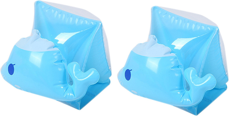 PROBEROS Inflatable Buoyancy Floats for Kids Swimming Training Cartoon Blue Whale Inflatable Swimming Pool(Blue)