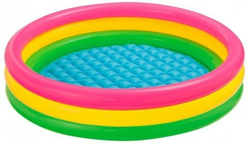 ECOM BHARAT Sunset Glow Baby Pool 2 feet Inflatable Swimming Pool(Multicolor)