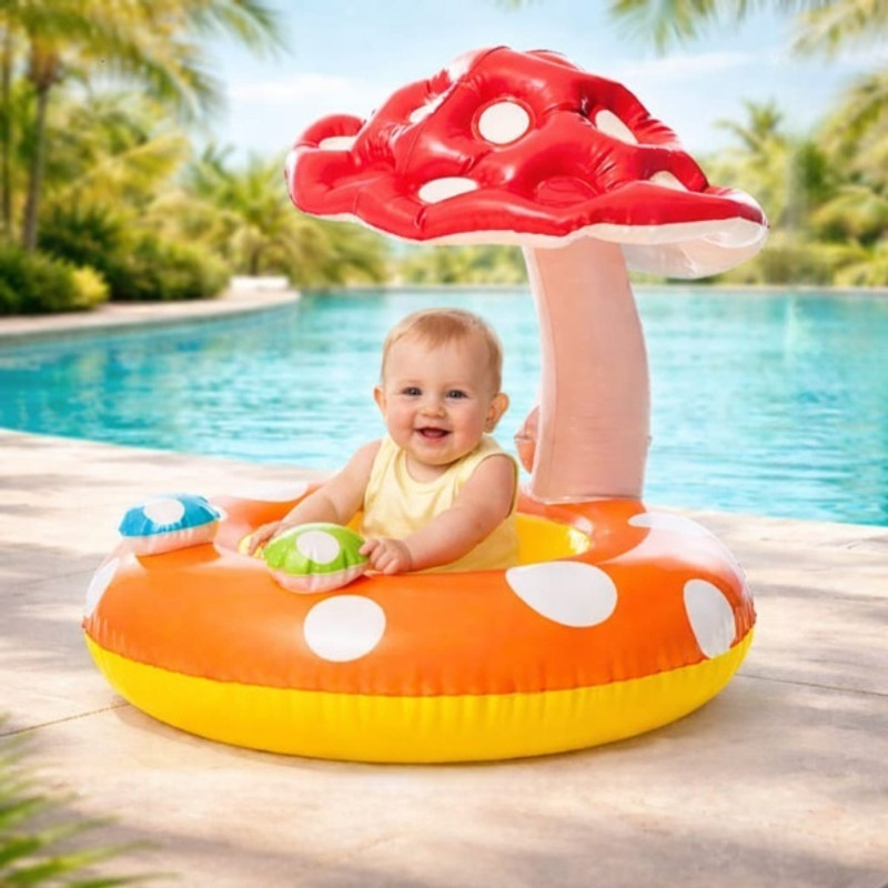 Intelligent Accessories for Kids Swimming(IND*32) Pool Tube Inflatable Swimming Safety Tube(Multicolor)