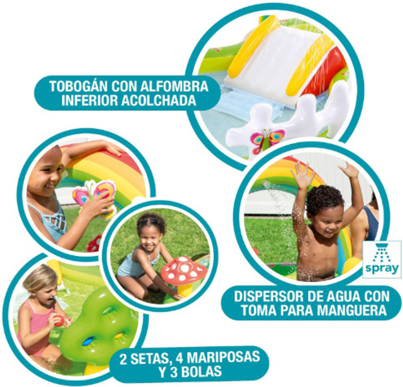 KinderTales My Garden Play Center Children's Swimming Pool Inflatable Swimming Pool(Multicolor)