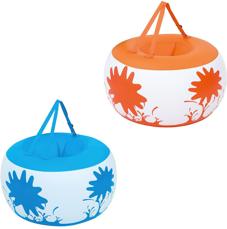 KinderTales Bestway 52222 Outdoor Toy Inflatable-Inflatable Toys, Blue/Orange Inflatable Hoppers & Bouncer(Multicolor)