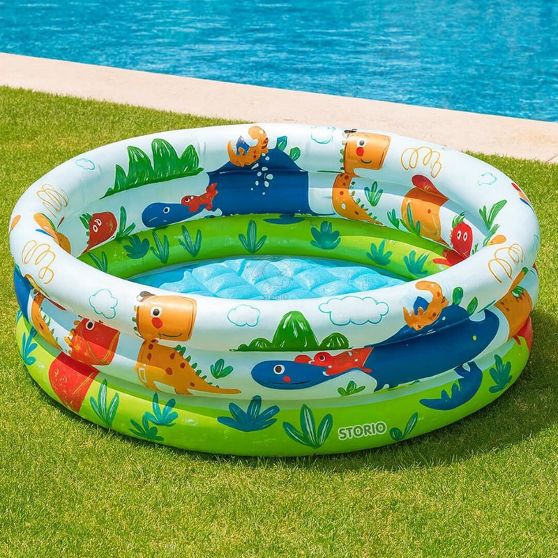 sanbhav Inflatable Kids Swim Ring | Pool Float Circle Tube for Boys & Girls Inflatable Swimming Pool(WHITE - 2FT)